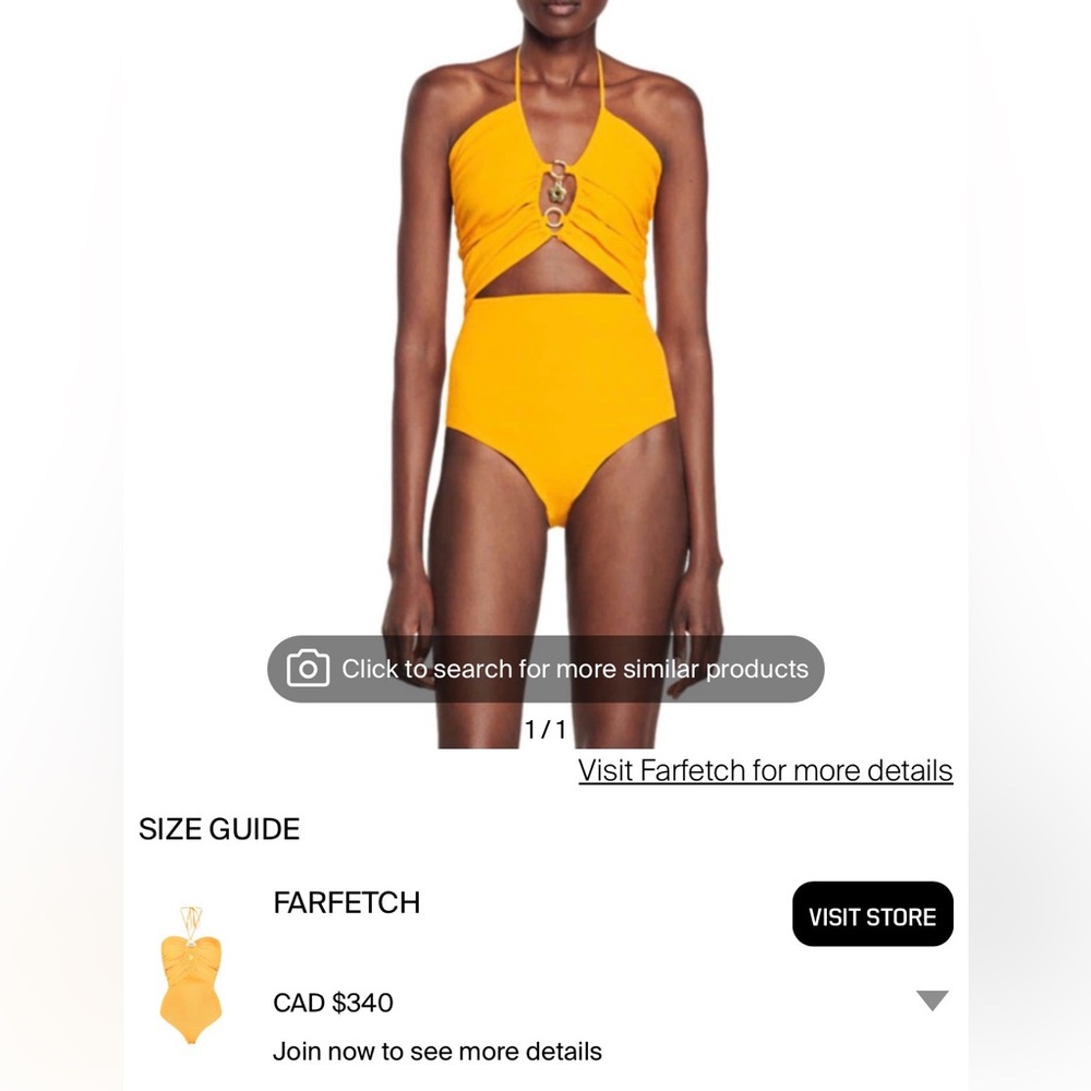 SANDRO ($340)- ASSIYA BACKLESS HALTER BODYSUIT IN ORANGE 0 - Picture 4 of 4